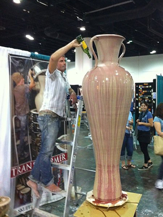 Scott Semple NCECA Scott Semple large pot.