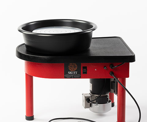Skutt-Prodigy-Pottery-Wheel-Red Skutt Prodigy Pottery Wheel - Red